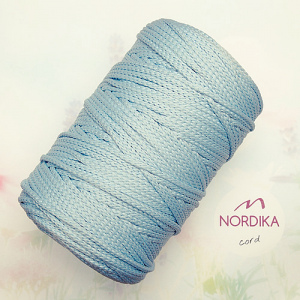 Шнур Nordika Cord поліефірний 3 мм небесно-блакитний 01-002