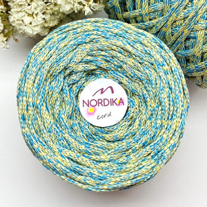 Шнур ПЕФ Nordika Cord Soft 4 мм жовто-блакитний 4-13