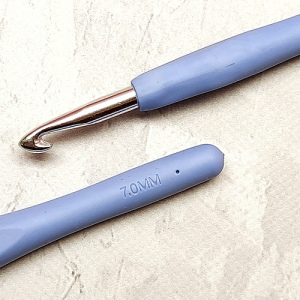 Гачок з гумовою ручкою 7 мм