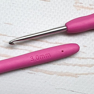 Гачок з гумовою ручкою 3 мм