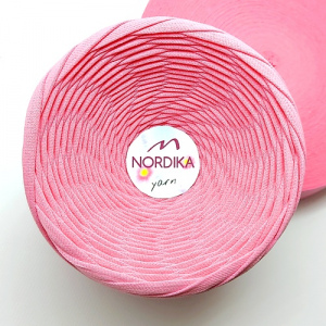 Трикотажна пряжа Nordika Yarn 7-9 мм 50 М МІНІ полуничне морозиво 79-046